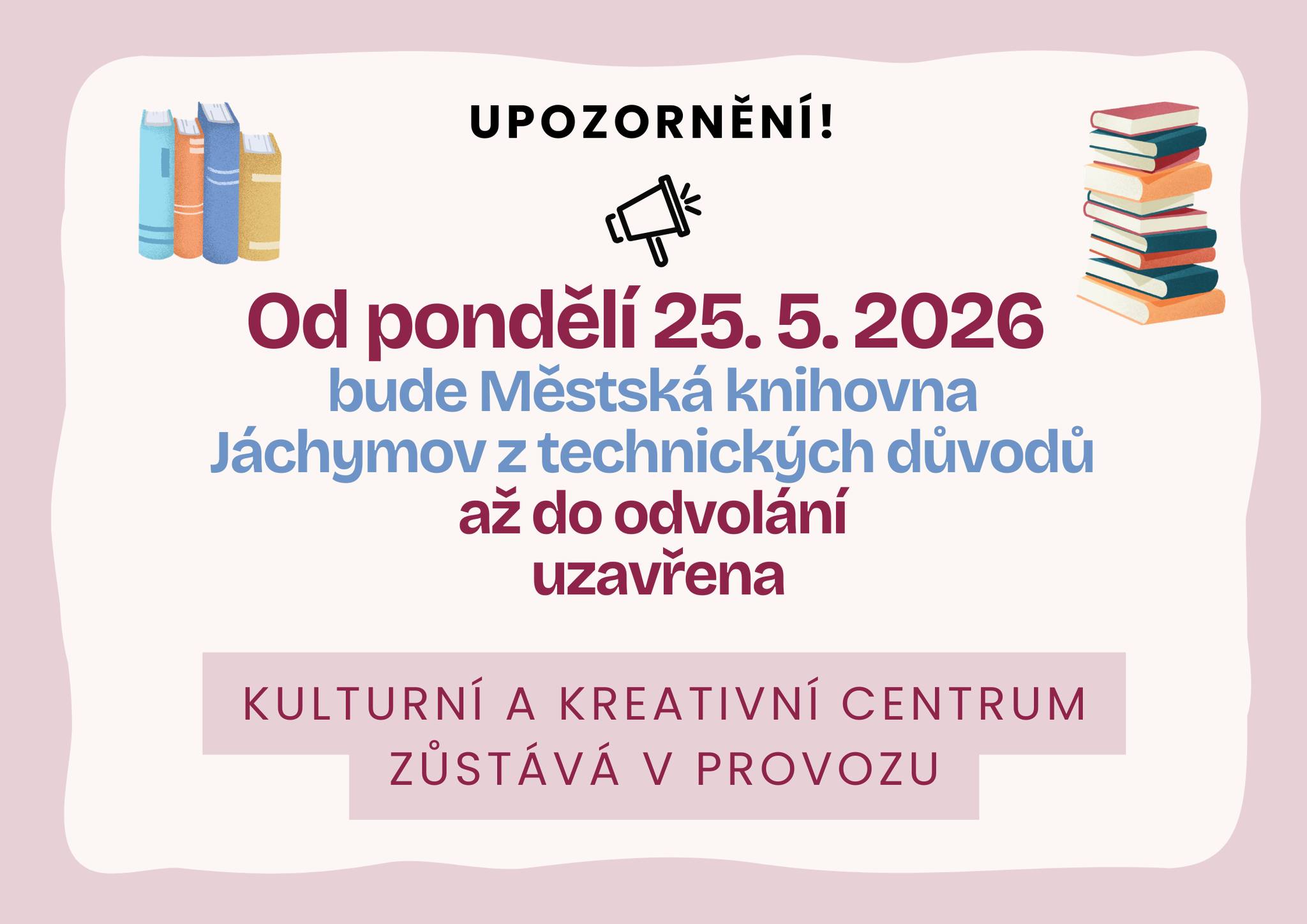 uzavření knihovny